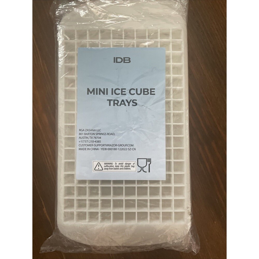 6 Ice Cube Maker Molds 160 Grids Mini Small Trays Silicone Bar Whiskey Cocktails - Picture 1 of 6